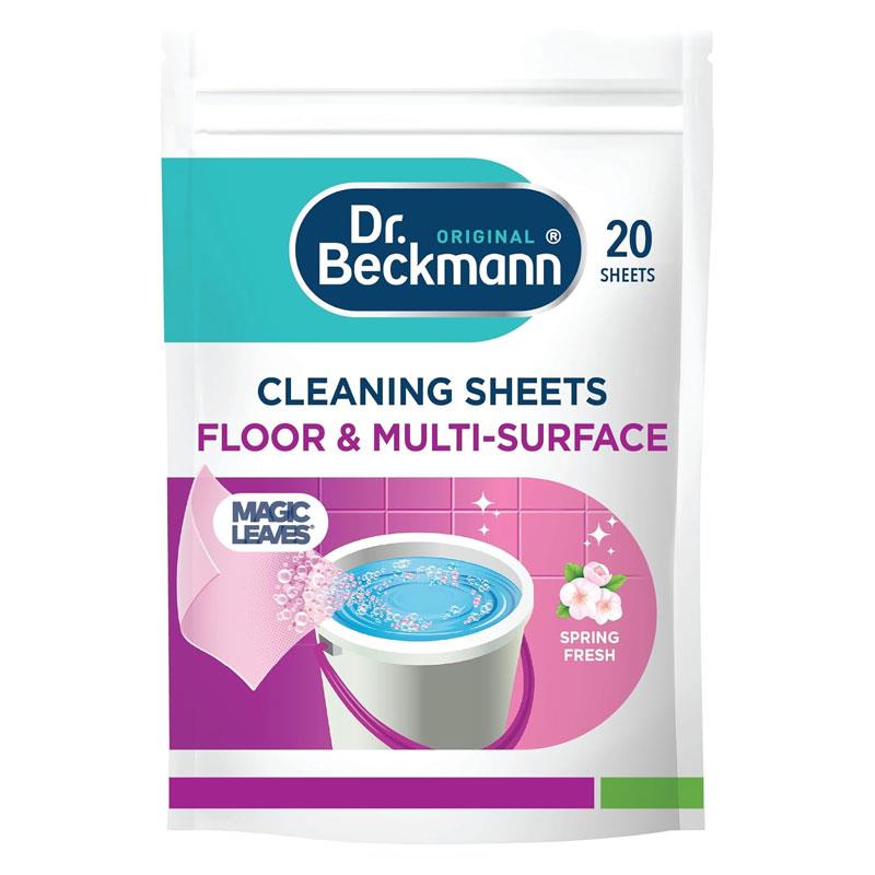 Dr. Beckmann Floor & Multi-Surface Cleaning Sheets 20 Sheets Spring Fresh