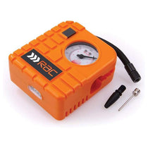 RAC 12V Compact Air Compressor Inflator Built-In Light Orange