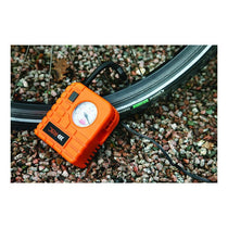 RAC 12V Compact Air Compressor Inflator Built-In Light Orange