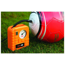 RAC 12V Compact Air Compressor Inflator Built-In Light Orange