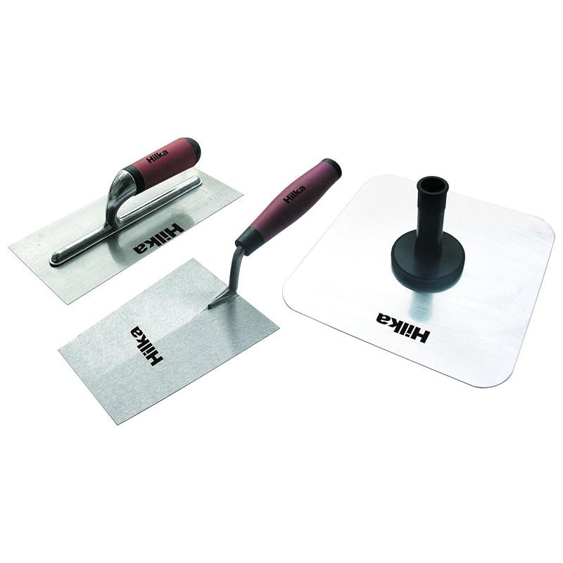 Hilka Tools Plasterers Set Plasterers Hawk Finishing Trowel & Bucket Trowels 3 Piece Main image
