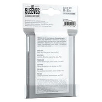 Gamegenic Just Sleeves Standard Card Game White Size Colour Code Grey (50)