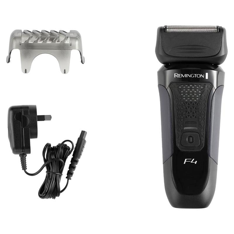 Remington F4 Men's Electric Shaver Cordless Wet & Dry Foil Shaver Flexible Cutting Pivoting Head Waterproof Black Secondary image