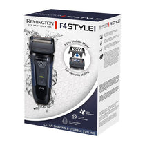 Remington F4 Men's Electric Shaver Cordless Wet & Dry Foil Shaver Flexible Cutting Pivoting Head Waterproof Black