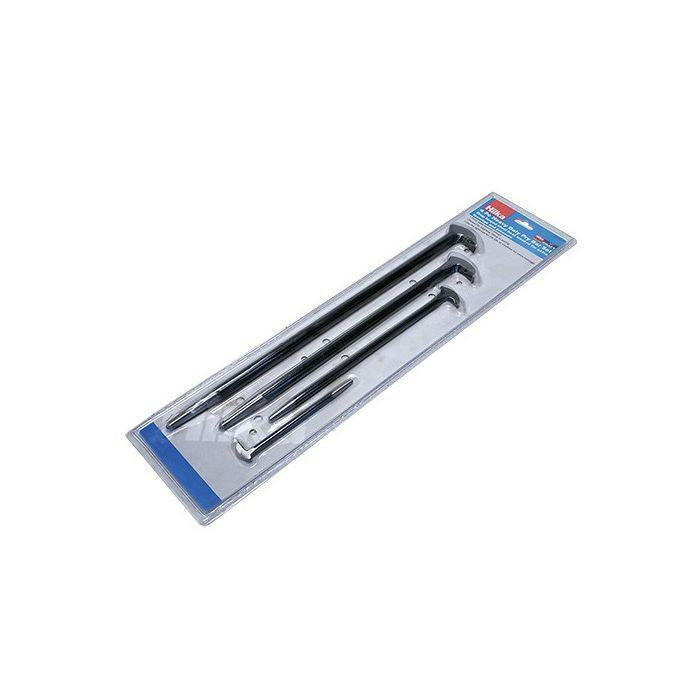 Hilka Tools Pry Bar Set Heel And Toe 4 Piece