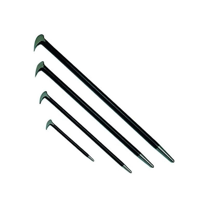 Hilka Tools Pry Bar Set Heel And Toe 4 Piece