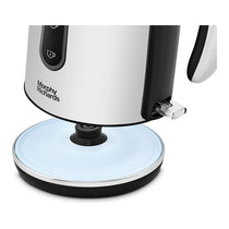 Morphy Richards Motive Jug Kettle 3000W Rapid Boil Blue Illumination 1.7 Litres Chalk