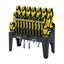 Draper Soft Grip Screwdriver And Bit Set Chrome Vanadium Steel 47 Piece In Convenient Storage Stand Assorted Sizes Yellow