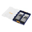 Irwin Blue Groove Flat Bit Set 4 x Faster Cut 12-32mm Tough Case TStak 8 Piece