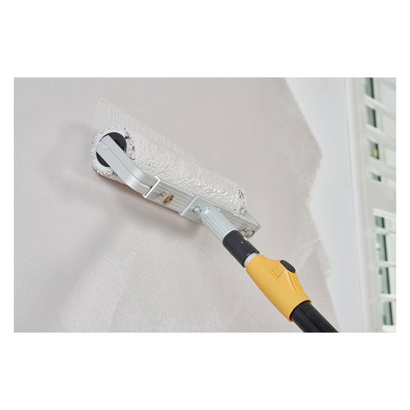 Coral Endurance Paint Roller Frame Heavy Duty Adjustable Double Arm Design 12 To 18 Inch Grey