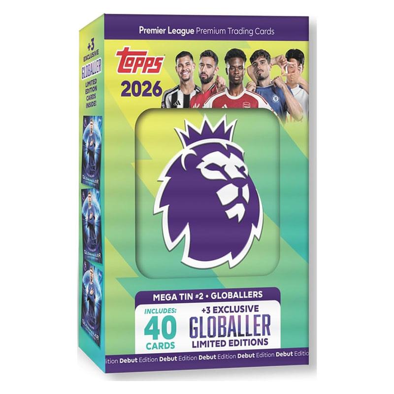 Topps Premier League Trading Card Game 2026 Mega Tin - Globallers Main image