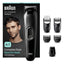 Braun Series 3 6-In1 All-In-One Style Men Grooming Kit Beard Trimmer Hair Clipping & More Ultra-Sharp Blade Washable Heads Black