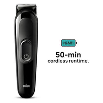 Braun Series 3 6-In1 All-In-One Style Men Grooming Kit Beard Trimmer Hair Clipping & More Ultra-Sharp Blade Washable Heads Black