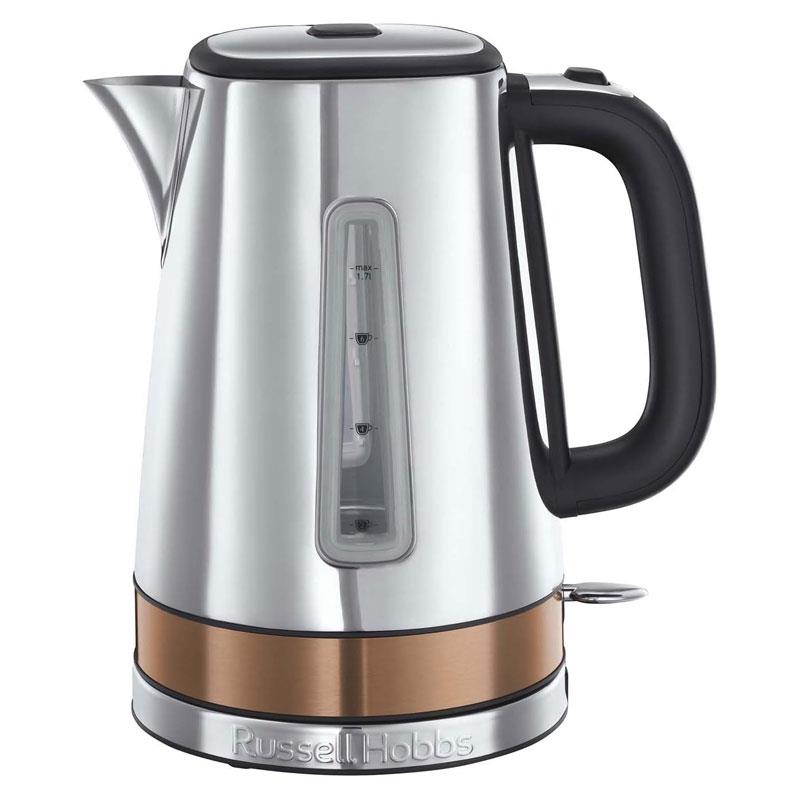 Russell Hobbs Luna Electric Kettle Stainless Steel 3000W 1.7 Litre Silver Main image