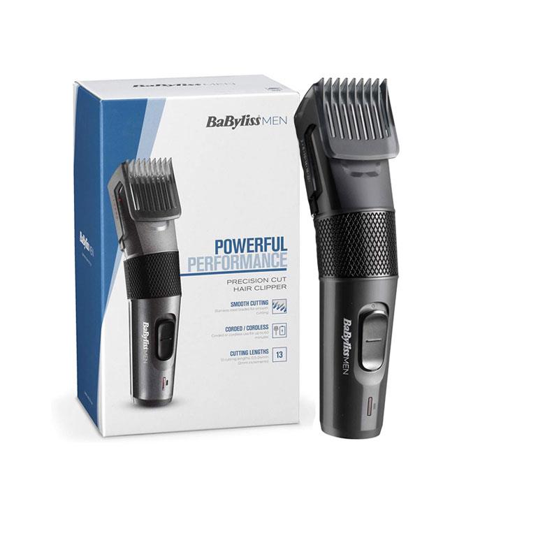 Babyliss For Men Precision Cut Rechargeable Hair Clipper 13 Cutting Lengths 0.5mm-24mm Corded/Cordless Black Main image