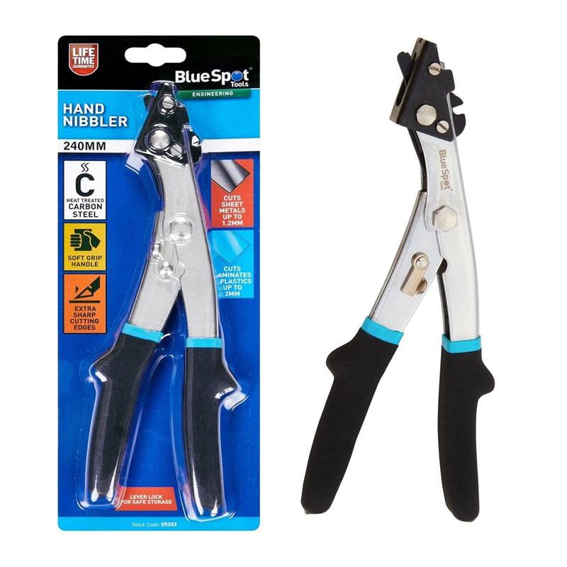 Blue Spot Tools Hand Nibbler 240mm (9-1/2') Silver/Black Main image