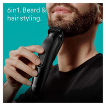 Braun Series 3 6-In1 All-in-One Style Kit Male Grooming Beard & Precision Trimmer Hair Clippers Lifetime Sharp Blades Black