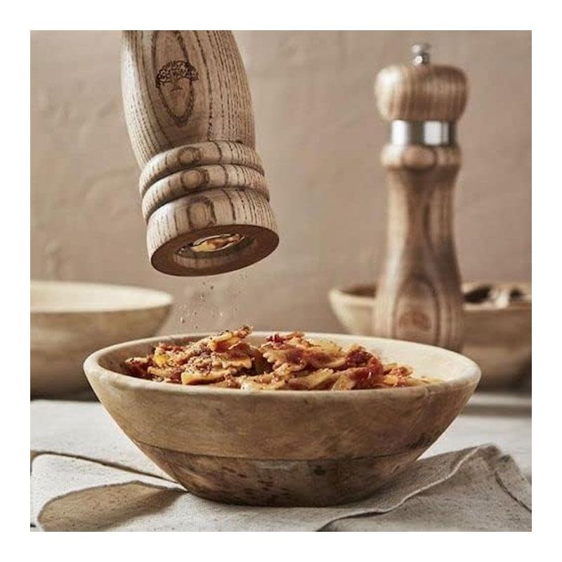 Barbary & Oak Hoxton Vintage Salt And Pepper Mill Set Twist To Grind Ceramic Mechanism Ash Wood Secondary image