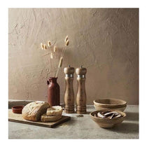 Barbary & Oak Hoxton Vintage Salt And Pepper Mill Set Twist To Grind Ceramic Mechanism Ash Wood