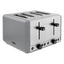 Tower Sera 4 Slice Toaster 6 Browning Levels Defrost Reheat Cancel Functions 1800W Grey