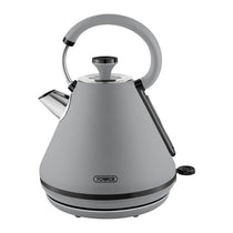Tower Sera Pyramid Kettle Smoked Black Trim 3000W 1.7 Litre Grey