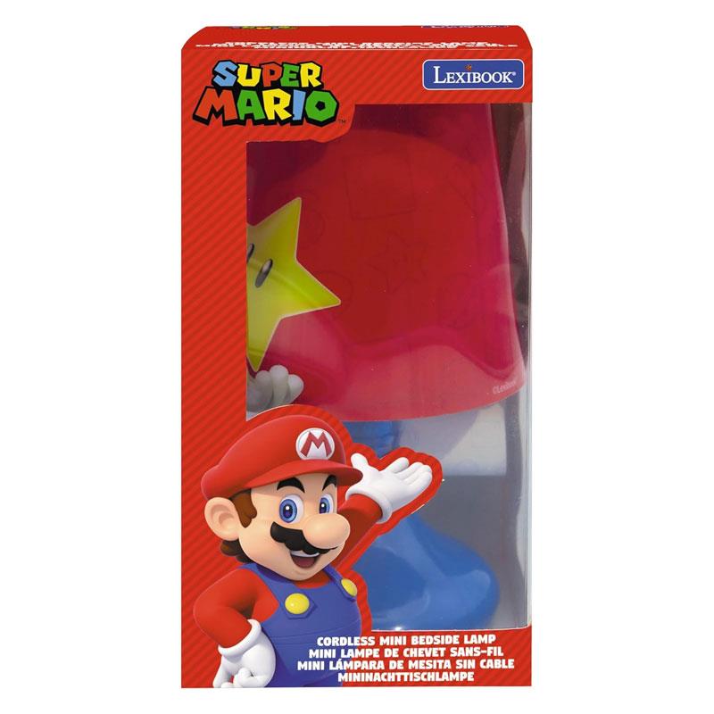 Lexibook Super Mario Mini Bedside Lamp And Nightlight - Multicolour