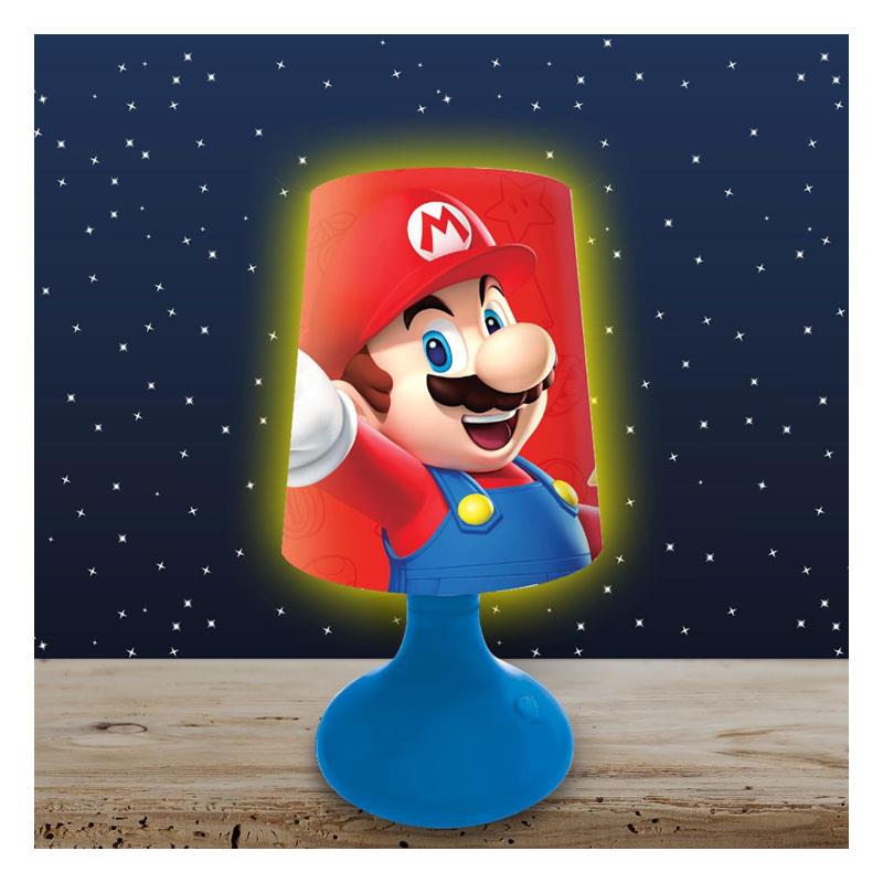 Lexibook Super Mario Mini Bedside Lamp And Nightlight - Multicolour