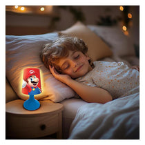 Lexibook Super Mario Mini Bedside Lamp And Nightlight - Multicolour