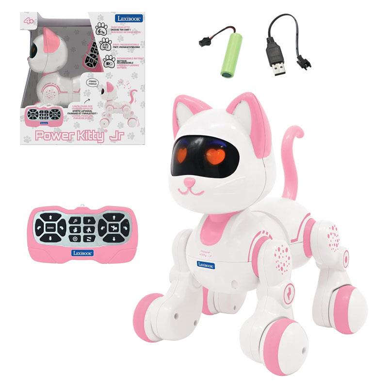 Lexibook Power Kitty Junior Programmable Smart Robot Cat Pink/White Main image