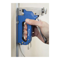 Blue Spot Tools Heavy Duty 3-Way Staple Gun With Staples & Nails Chrome Steel Blue