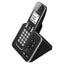 Panasonic Cordless Phone Single With Answering Machine Hands Free Functionality Black/Silver