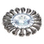 Hilka Tools M14 Wire Wheel Brush 4 Inch (100mm) Carbon Steel Silver/Black