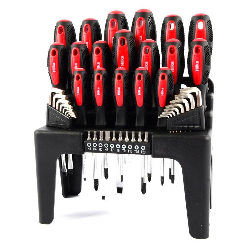 Hilka Tools Screwdriver & Bit Set Chrome Vanadium Steel 44 Piece Secondary image