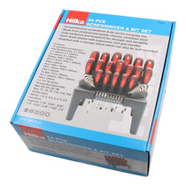 Hilka Tools Screwdriver & Bit Set Chrome Vanadium Steel 44 Piece
