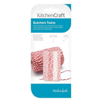 KitchenCraft Butcher's Twine 6m Polyester Red/White