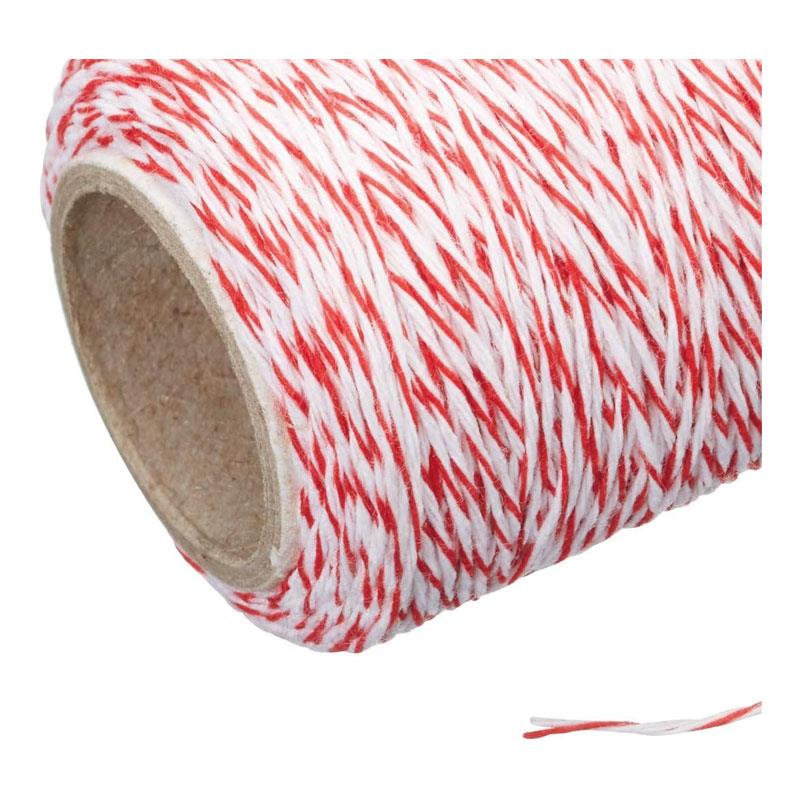 KitchenCraft Butcher's Twine 6m Polyester Red/White