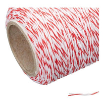 KitchenCraft Butcher's Twine 6m Polyester Red/White