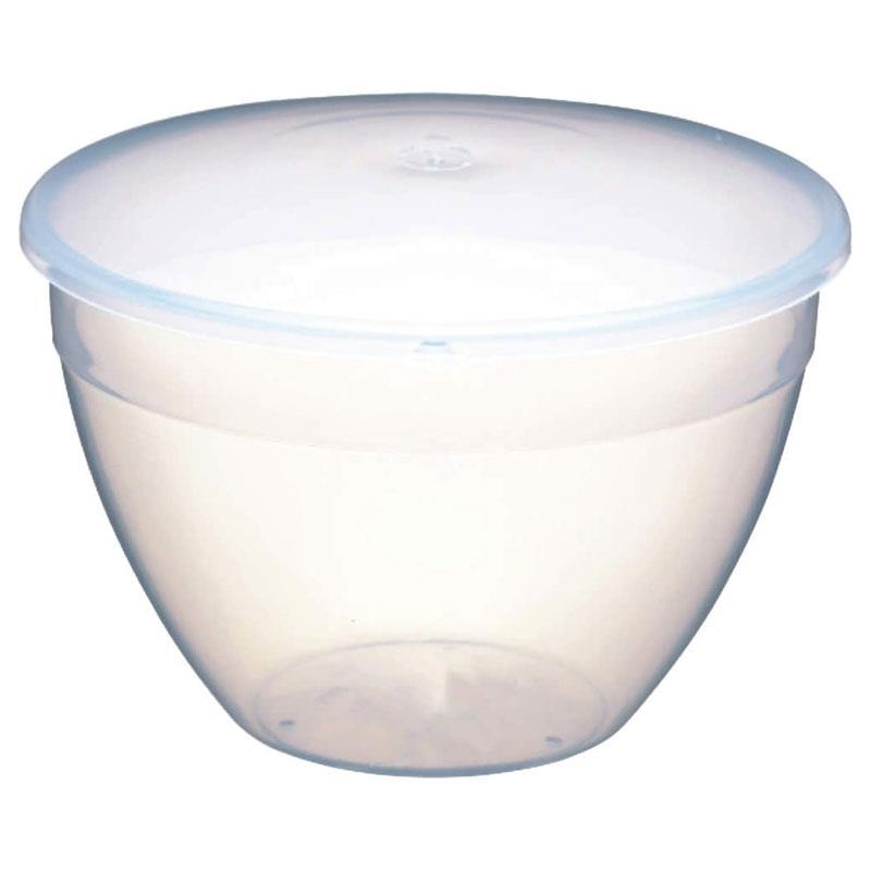 KitchenCraft Plastic Pudding Basin And Lid 1.1 Litres Transparent Main image