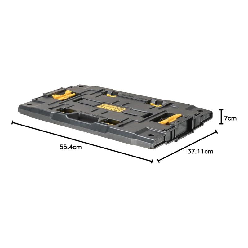 Dewalt TOUGHSYSTEM 2.0 Adaptor Plate To TSTAK Storage Cases Yellow/Black