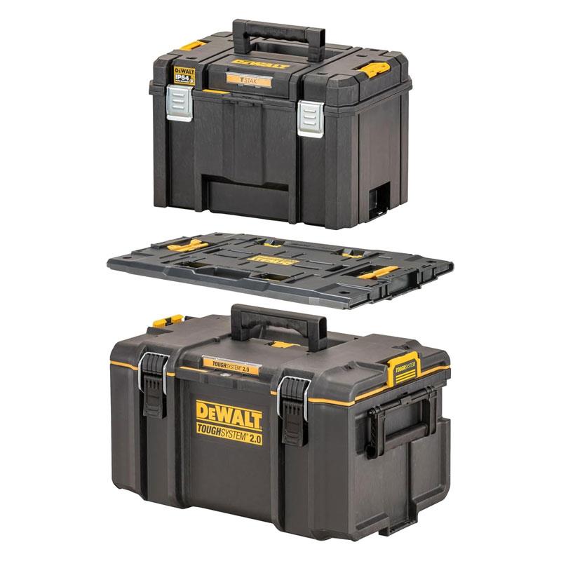 Dewalt TOUGHSYSTEM 2.0 Adaptor Plate To TSTAK Storage Cases Yellow/Black