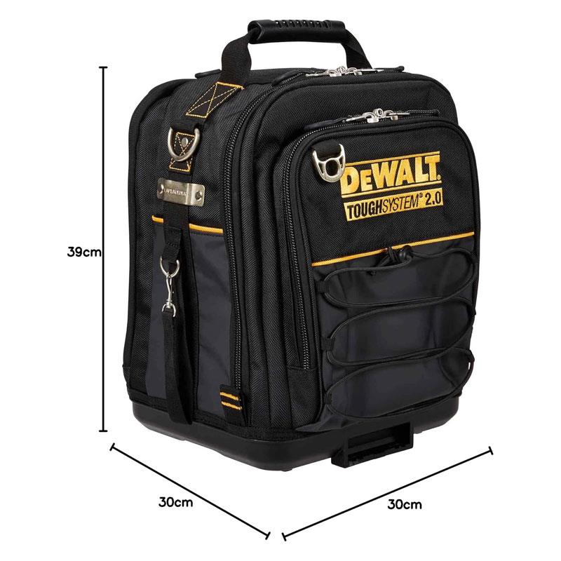 Dewalt TOUGHSYSTEM 2.0 Half Width Tool Bag 280mm 18kg Weight Capacity Yellow/Black Secondary image