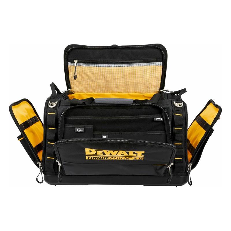 Dewalt TOUGHSYSTEM 2.0 Half Width Tool Bag 280mm 18kg Weight Capacity Yellow/Black