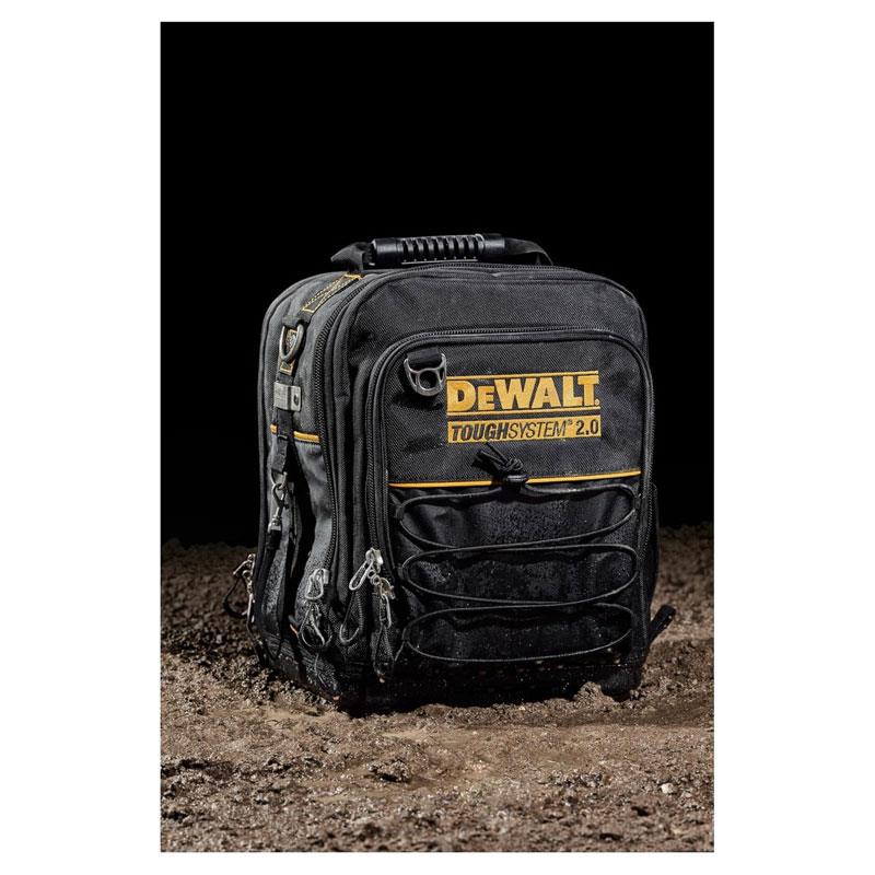 Dewalt TOUGHSYSTEM 2.0 Half Width Tool Bag 280mm 18kg Weight Capacity Yellow/Black
