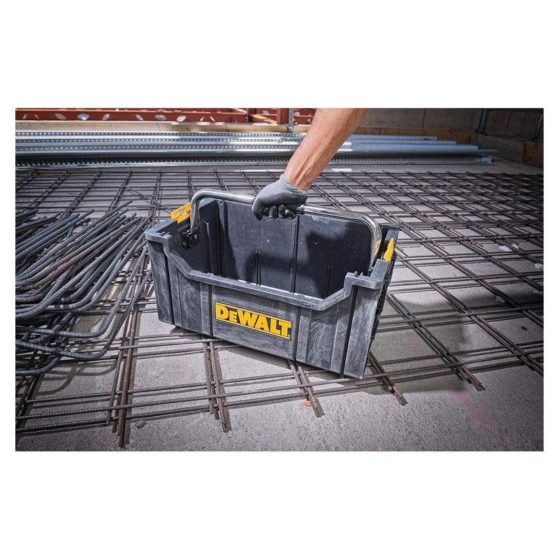 Dewalt TOUGHSYSTEM DS280 Tote Box With Handle Yellow/Black