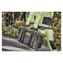 Dewalt TOUGHSYSTEM DS400 Large Stackable Tool Box Yellow/Black