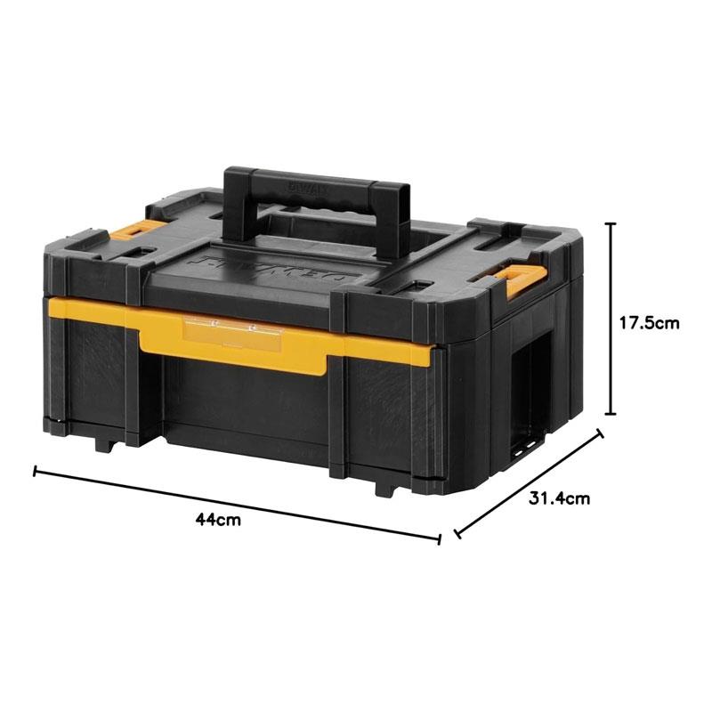 Dewalt TSTAK III Tool Storage Box With Deep Drawer Yellow/Black
