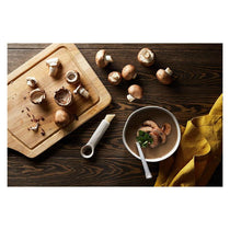 Chef'n 2-In-1 Shroombrush Mushroom Brush And Corer Vegetable Gadget Taupe
