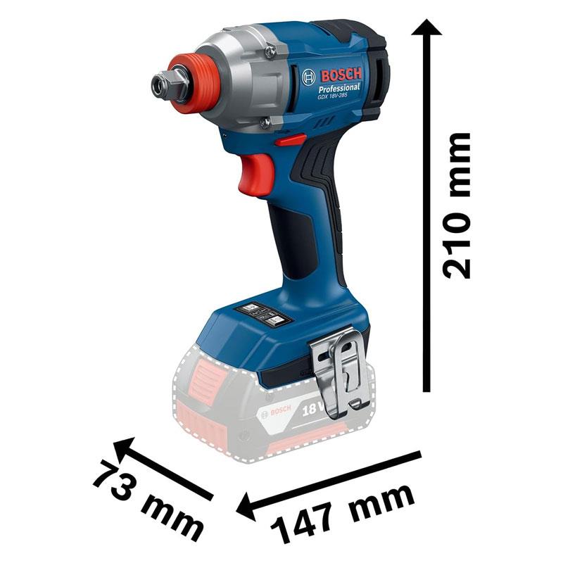 Bosch Professional GDX 18V-285 Cordless Impact Driver/Wrench Body Only Secondary image