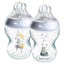 Tommee Tippee Closer To Nature Baby Bottles Slow Flow Breast-Like Teat Anti-Colic Valve 260ml Pack of 2 Assorted