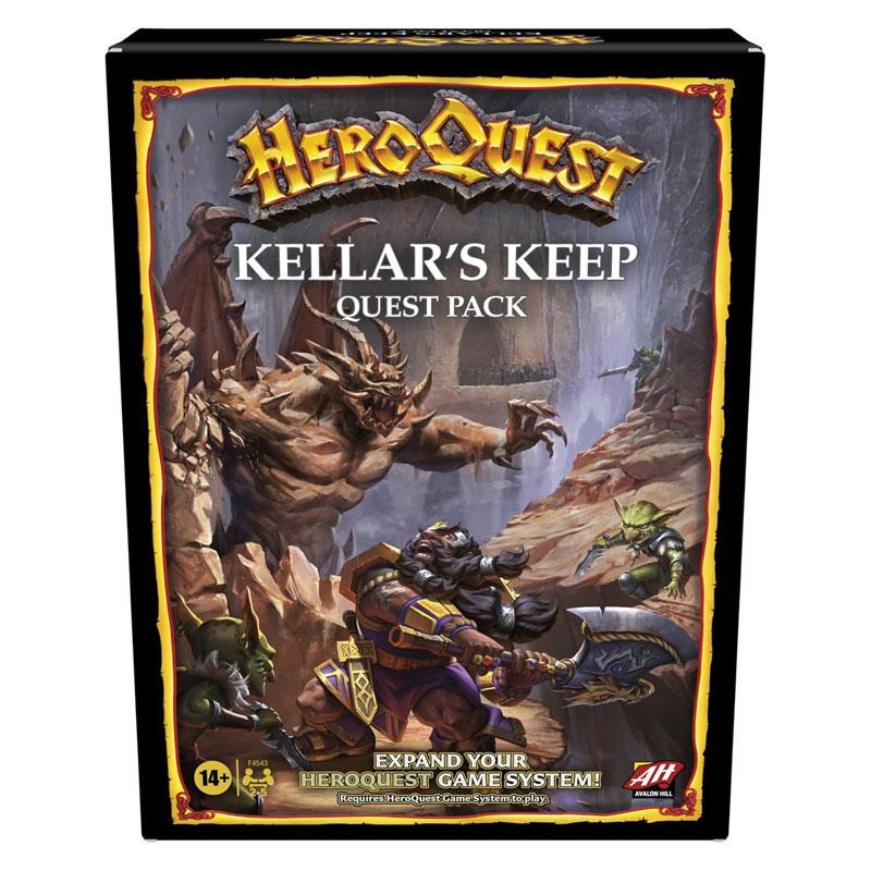 Avalon Hill HeroQuest Kellar's Keep Expansion Board Game 2-5 Players Requires HeroQuest Game System To Play Ages 14 And Up Multicolour Main image